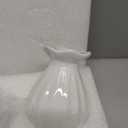 12 Pieces Glass Bud Vases for Centerpieces Bulk 3.5 Inch Mini Flower Bouquets Vases Small Cute Crystal Ribbed Glass Bud in Bulk for Wedding Baby Bridal Shower Table Party Home Decor (White)