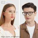 Nearsighted Myopia Glasses Mens Womens Blue Light Spring Hinge Shortsighted Distance Glasses -0.5