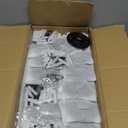 Industrial Wall Mount Iron Pipe Shelf Shelves Shelving Bracket Black Vintage Retro Ceiling Hung Shelf DIY Open Bookshelf Storage for offcie Room Kitchen (2PcsX5Tier,68" Tall,10" deep,Hardware Only)