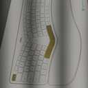 Nulea RT05 Wireless Ergonomic Keyboard, Split Keyboard with Wrist Rest, USB-C Charging, 7-Color Backlight, Natural Typing, Bluetooth and USB Connectivity, Compatible with Windows,Mac (Silver)