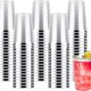 Goodluck 100PCS 12oz Silver Plastic Cups for Party, Disposable Silver Cups, Plastic Cocktail Glasses for Wedding Thanksgiving, Christmas, and Parties