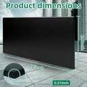 High-Density Polyethylene (HDPE) Plastic Sheet, 1/2" X 24'' X 48'' Black, Versatile Board for Machining, Home Improvements, and DIY Engineering Projects