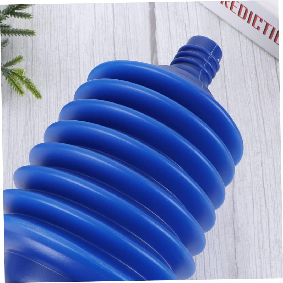 High Pressure Plunger for Toilet Elongated Design Bathroom Accessory Holder Blue