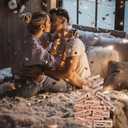 Lust Tower Games for Adults Super Naughty Tumbling Block Tower Wooden Stacking Block for Couples Date Night Ideas for Valentine Lover Drunking Games (48pcs)