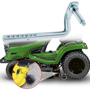 AM138220 Left Hand Rear Mower Deck Gage Wheel Arm (3/4" dia.) for John Deere X300 X304 X320 X324 X340 X360 X500 X520 X530 X534 X540 X590 48In & 54In Mower Decks, AM136329