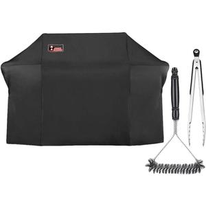 Kingkong 7109 Premium Grill Cover for Weber Summit 600-Series Gas Grills Including Grill Brush and Tongs
