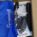 High Velocity Dog Hair Dryer 5.2HP/ 3800W Professional Dogs Blower Grooming Dryer, Adjustable Temperature and Speed Pet Dryers with 4 Nozzles and a Comb, Black