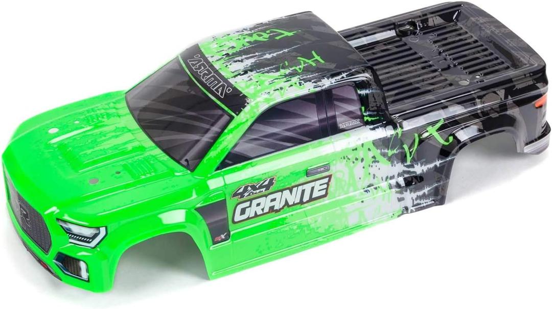 ARRMA 1/10 Painted Body, Green: Granite 4X4 BLX, ARA402305
