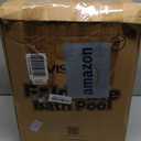 VISTOP Jumbo Foldable Dog Pool, Hard Plastic Shell Portable Swimming Pool for Dogs Cats and Kids Pet Puppy Bathing Tub Collapsible Kiddie Pool (77inch.D x 15.7inch.H, Blue)