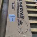 Acacia Harmony King Platform Bed Frame  Solid Rubber Wood, Walnut Finish, Mid-Century Modern Design, Natural Circular Wood Grain, 800lbs Support, No Box Spring Required, Easy Assembly