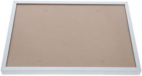 VILLCASE Matte Silver Aluminum Photo Frame Wall Mounted Hanging Picture Holder for Posters Elevator Ads Home Decor with Thin Retro Metal Design 11X15