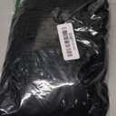 Ascoza 2pack 108 Inch Black Round Tablecloth in Polyester Fabric for Wedding/Banquet/Restaurant/Parties