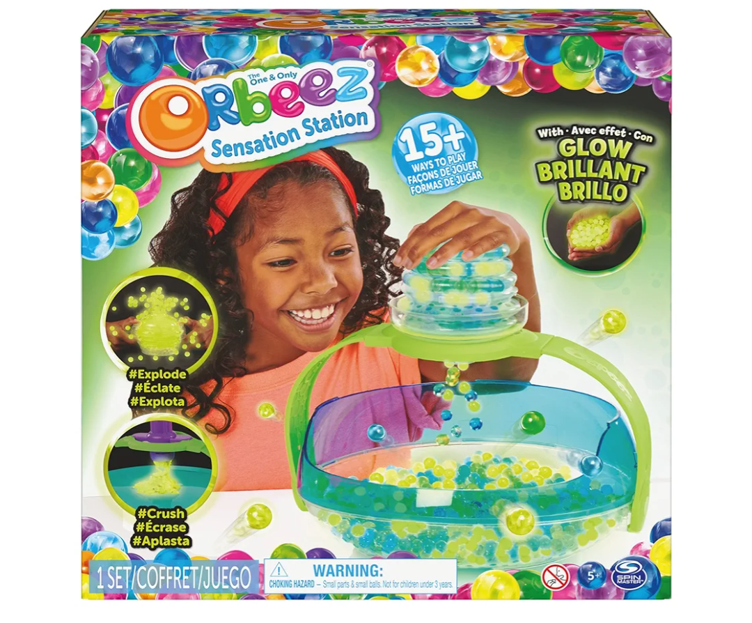 Orbeez Sensations Station Set - Glow in the Dark & Colourful Original Water Beads Kit for Creative Fun from 6 Years