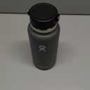 Hydro Flask Water Bottle - Insulated Stainless Steel - Wide Mouth Flex Lid, Non Spill, Leakproof and Refillable in 32 Oz Stone Gray