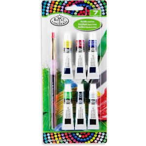 Royal & Langnickel Acrylic Paint with Brush 6pc, Pack of 4