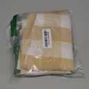 Buffalo Check Kitchen Tiers 36 inches Long Plaid Gingham Rod Pocket Classic Cafe Country Farmhouse Kitchen Half Window Curtains 2 Panels Beige White. 