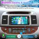 Car Stereo Radio for Toyota 4Runner 2003-2009, for Tundra 2003-2006, for Sequoia 2003-2007,Support Carplay& Android Auto, Bluetooth&Voice Control, Back-up Camera& Steering Wheel Control,GPS,FM Radio