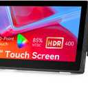 10.3 Inch Small Touchscreen Monitor, 400cd/m, IPS Stretched Bar LCD Mini Travel Touch Display 1920 * 720 HDMI USBC, Portable Touch Screen for Laptop Computer Windows Aida64 GPU CPU RAM Monitoring