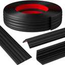 Elvone Wall Corner Protector & Edge GuardPeel and Stick Wall Trim Moulding Inside & Outside Corner Molding Trim Caulk Strip, Self Adhesive Trim for Wall Edge,Ceiling,Countertop, 2.36 W x10 LBlack