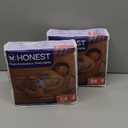 The Honest Company Comfort Dry Disposable Overnight Diapers for Sensitive Skin, Hypoallergenic, Baby Cozy Cloud and Star Signs Design Club Box Size 4 (2237 lbs) 48 Count