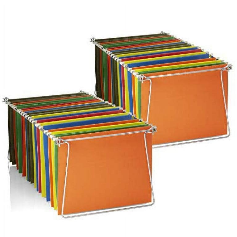 Officemate Hanging File Frames, Letter Size, Rails fits 24 to 27, Files Cabinet, Steel, 2 Sets (91999)