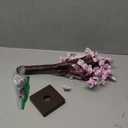 24 Inch Lighted Cherry Blossom Tree Battery Operated 2FT 28 Warm White LED Artifical Bonsai Tree with 84 Lush Flowers, Timer USB Plug for Wedding Party Spring Christmas Home Decoration