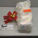 5ft Lighted Prismatic Iridescent Reindeer Christmas Decor, Handmade Rainbow Glitter Deer with 210 LEDs, Plug and Play, Ground Stakes, Safe Material Metal Frame for Christmas Party Home Yard Decor