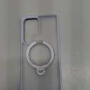 TORRAS 360 Spin Magnetic Stand for Samsung Galaxy S25 Ultra Case, Fit for Magsafe, Shockproof Slim Protective S25 Ultra Case with Kickstand for Women Men, Ostand Spin, Translucent Frosted Silverblue | 360 Spin, Magnetic Stand, Fit for Magsafe, Shockproof, Slim, Protective