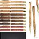 PerKoop 10 Set Thank You Gifts Ballpoint Pens with Gift Boxes Bulk Valentines Appreciation Gifts for Employee Coworker Staff Nurse Teacher Team Office Supplies(Brown,Awesome)