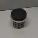 DZQ Perforated Casting Flask Vacuum Casting, 304 Stainless Steel Flanged with Rubber Sprue Base, Various Sizes for Metal Casting (4" x 5")