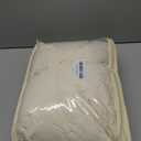 2 Packs Ivory Table Clothes for 8 Foot Rectangle Tables, One-Piece Wrinkle Resistant Stretch Spandex Table Covers with Skirt for Event Banquet Wedding Birthday Party