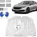 Engine Splash Shield Guard with Gloves Fit for Honda Civic 2021 2020 2019 2018 2017 2016 - Under Car Splash Shield Protect Engine - Replace #74110-TBA-A00 Car Accessories Automotive