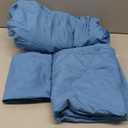 Queen Size 4 Piece Sheet Set - Comfy Breathable & Cooling Bed Sheets Set - Hotel Luxury Bedding for Women, Men, Kids, Teens, Boys & Girls - Deep Pockets, Soft and Wrinkle Free - Oeko-Tex - Denim Blue