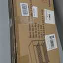 HOMEFORT 3-Tier Shoe Rack, Shoe Storage Shelf, Industrial Shoe Tower, Narrow Shoe Organizer for Closet Entryway, Small Shoe Rack Table with Durable Metal Shelves, White Oak