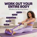 Resistance Bands with Handles 6 Tube Multifunction Tension Rope, Sit-Up Exercise Equipment with Foot Pedals and HandlesPedal Resistance Band for Abdomen, Waist, Arm, Leg