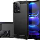 Case for Redmi Note 12 Pro 5G/Note 12 Pro Speed/Poco X5 Pro 5G Case, Slim Thin Phone Case TPU Soft Back Cases Shockproof Protective Cover for Xiaomi Redmi Note 12 Pro 5G Black