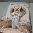 AI Laundry Room Canvas Frame Wall Art Laundry Sign Painting Vintage Funny Dog Artwork Decor for Wash Room Bathroom Laundromat Dry Cleaning Store (WE000052-4, 16.00L x 24.00W, Framed)