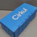 Cirkul 22 Oz. Navy Plastic Grip Squeeze Water Bottle & Sport Lid, BPA-Free, Non-Slip Design for Gym, Biking & Sports with Flavor Cartridge Included (FitSip Mixed Berry)