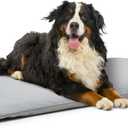 Toozey Outdoor Pet Heating Pad 28x16in, Extremely Waterproof Heated Bed for Dogs and Cats, Thermostatic Control, Chew-Resistant Cord, Soft Electric Blanket with Overheat Protection