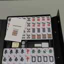 Mahjong Tile Set, 146pcs Chinese Mahjong Set Quality Mah Jong Tiles with Exquisite Storage Box Easy to Carry, Instructions Include Mah Jongg Sets for Family & Friends Gatherings (Home)