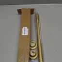 AIZESI Small Tension Rod 18 To 27 Inch1 - Inch Diameter Gold Tension Curtain Rod Small Tension Rod No Drilling, Anti - Slip, Anti - Rust Short Tension Rod