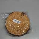 Rattan Summer Straw Beach Bag - Woven Wicker Basket Vacation Purse - Gifts for Women