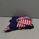 Century Star Women Two Piece Swimsuit with Boy Shorts - Modest Swimming Suits High Waisted Bathing Suits Bikini Set (6-8, T American Flag)