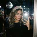 Colorful Baroque Rhinestone Headband Women Sparkly Bling Crystal Diamond Headband Fashion Wide Jeweled Headbands for Girls Ladies Cute Dressy Hair Band Multicolor