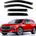 KPY Rain Guards Fit for 2018-2023 Chevrolet/Chevy Traverse, Out-Channel Window Visors Vent Wind Deflectors 4PC, Car Accessories for 18-23 Traverse