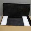 Ultrawall 4 Pcs Metal Pegboard Wall Panels, Peg Boards for Garage Tool Storage