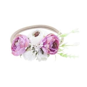 Flower Headband (4-5T, Purple)