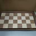 AMEROUS 15'' Magnetic Wooden Chess & Checkers Game Set -2 Extra Queens -24 Cherkers Pieces - Chessmen Storage Slots, Beginner Chess Set for Kids and Adults, Classic 2 in 1 Board Games