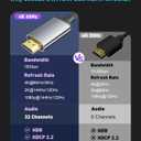 2 Pack USB-C to HDMI Cable 6Ft [4K@60Hz] High-Speed USB Type C to HDMI 2.0 Braided Cord (Thunderbolt 3/4 Compatible) for iPhone 15 Series, MacBook Pro/Air, iPad Pro, Galaxy S8 to S23