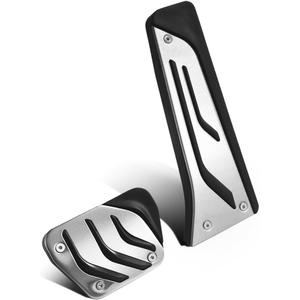 Foot Pad Gas Brake Accelerator Pedal Cover Compatible for BMW 1 2 3 4 5 6 7 Series X3 X5 X6 F22 F30 F32 G30 Interior Parts No Drill